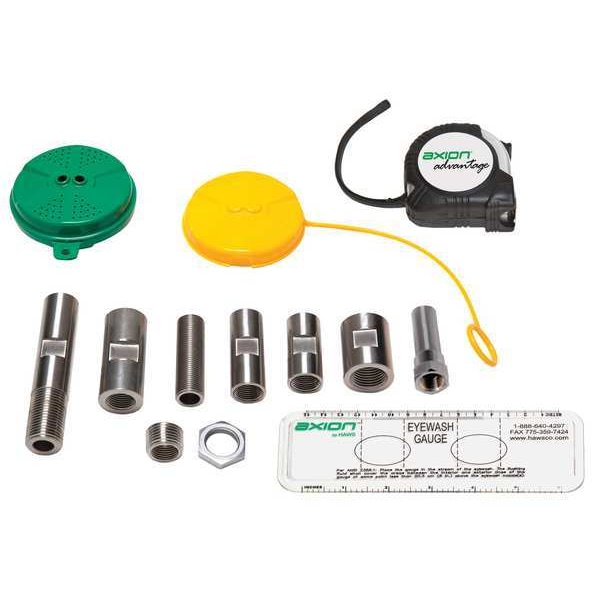 Haws Eyewash Station, Stainless Steel (Connecting Hardware), Green, For Use With, Shower - AX13