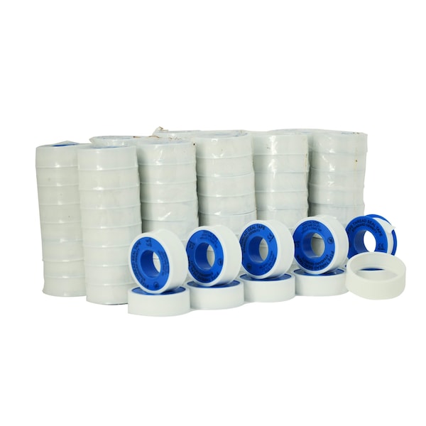 Wod Tape PTST35S PTFE Teflon Tape Standard Density 1/2 in. x 260 in., 500PK - WOD PTST35S-00500-500-260-WHI
