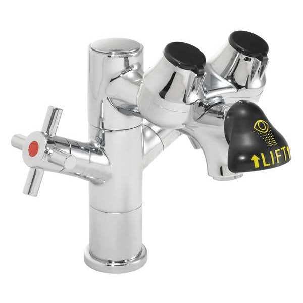 Speakman Eyewash/Faucet Combination, Faucet Mount, Counter Mounted, 8.0 H., 7.63 W - SEF-1850-NA