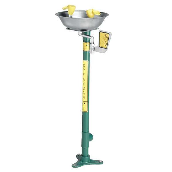 Speakman Eye/Face Wash Station, Floor Mount, Floor Mounted, 41.0 H., 14.87 W - SE-491