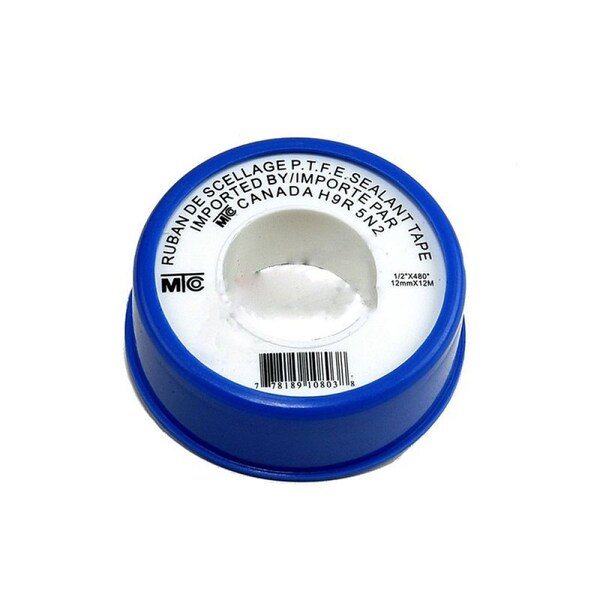 American Imaginations 0.5 in. x 480 in. Round Teflon Tape in Modern Style - AI-38891