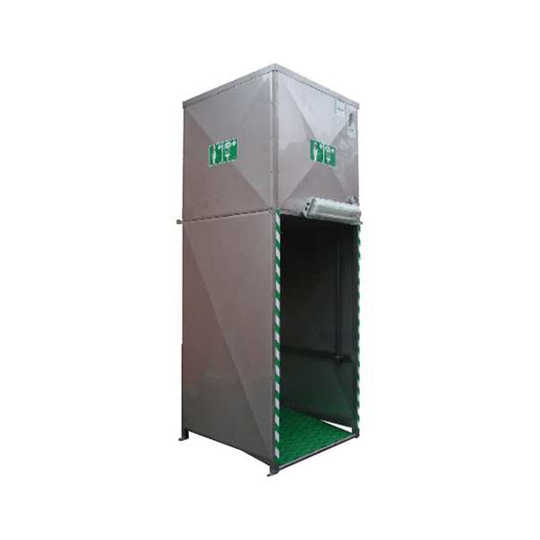 Safety Tank Shower Floor-Mounted Tank Shower - F-SS1RT-M800