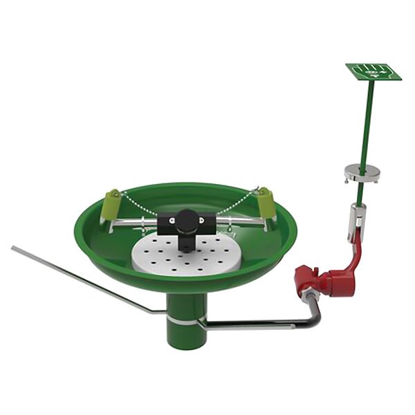 Hughes Safety Showers Lab Eyewash, Tabletop Mount, Stainless Steel - L85GST