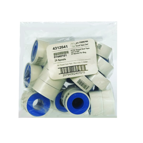 Aa Thread AA Thread Seal Blue 3/4 in. W X 520 in. L Thread Seal Tape 0.4 oz - 01440101