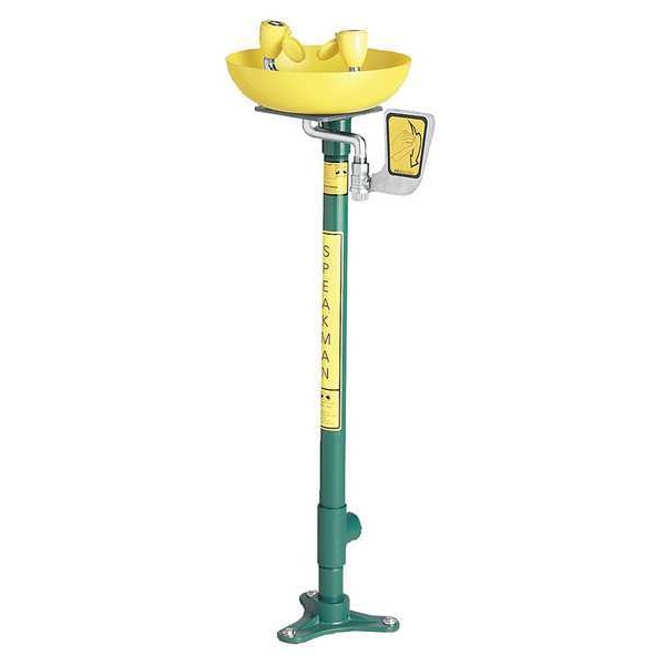 Speakman Eyewash Station, Floor Mounted, 41.0 H., 14.75 W - SE-583