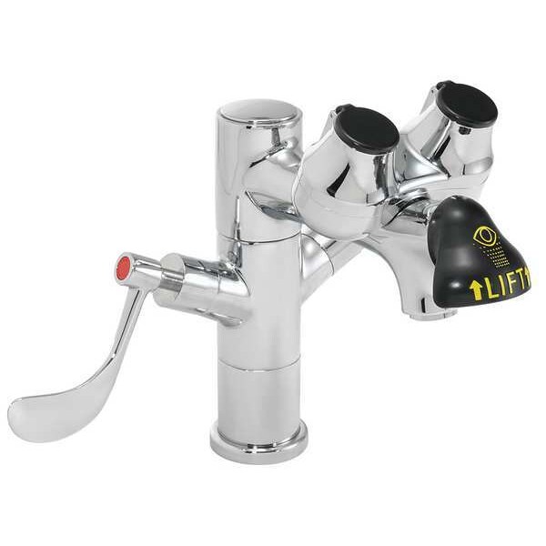 Speakman Eyewash/Faucet Combination, Counter Mount, Counter Mounted, 8.0 H., 7.63 W - SEF-1850-4WH
