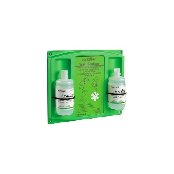 Honeywell North Honeywell Eye And Face Wash 16 Oz. Two Bottle Station - 32-000465-0000