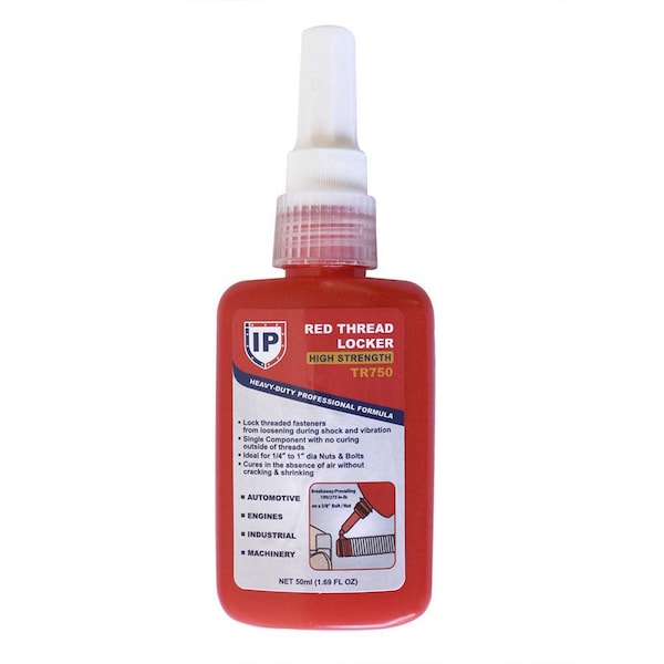 Interstate Pneumatics High Strength Heavy Duty Professional Formula Thread Locker 50ml, PK 12 - TR750-BX