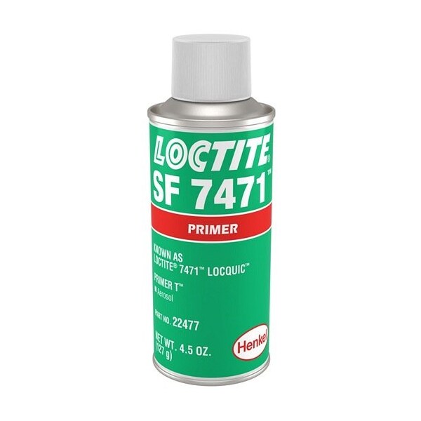Henkel Primer Threadlocker, Speeds Cure of Anaerobic Adhesives, Aerosol Can, 4.5 Oz - SF 7471 4.5OZ IDH 135337