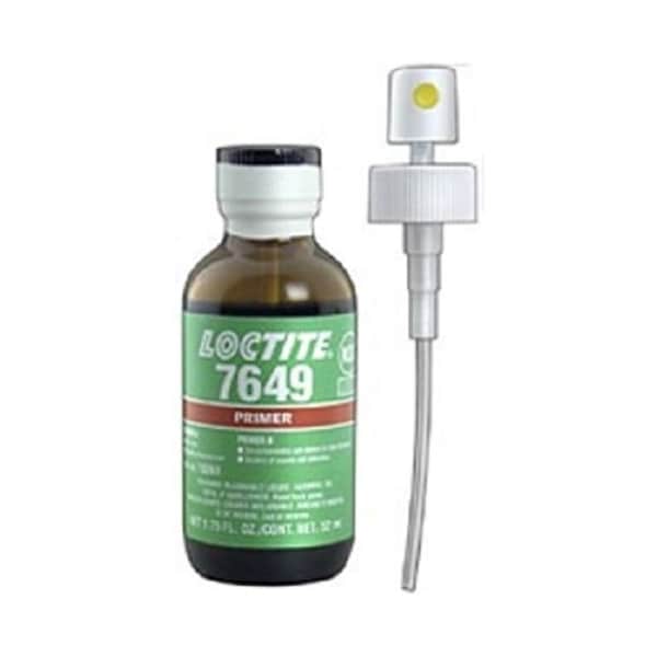Henkel Primer Threadlocker, Speeds Cure of Anaerobic Adhesives, Bottle, 1.75 Oz - SF 7649 IDH 135286