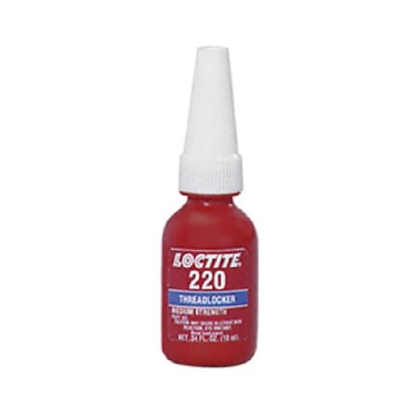 Henkel Anaerobic Threadlocker, Small Screw, Bottle, 10 Ml - 220 BLUE 10ML IDH 483618