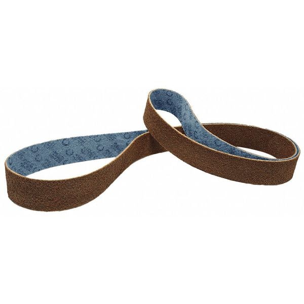 Scotch-Brite Sanding Belt, 2 in W, 72 in L, Non-Woven, Aluminum Oxide, Not Applicable Grit, Coarse, SE-BL, Brown - 7010328898