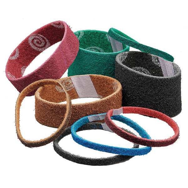 Norton Abrasives Surface-Conditioning Belt, 3 1/2 in W, 15 1/2 in L, Non-Woven, Aluminum Oxide, Not Applicable Grit - 66623335042