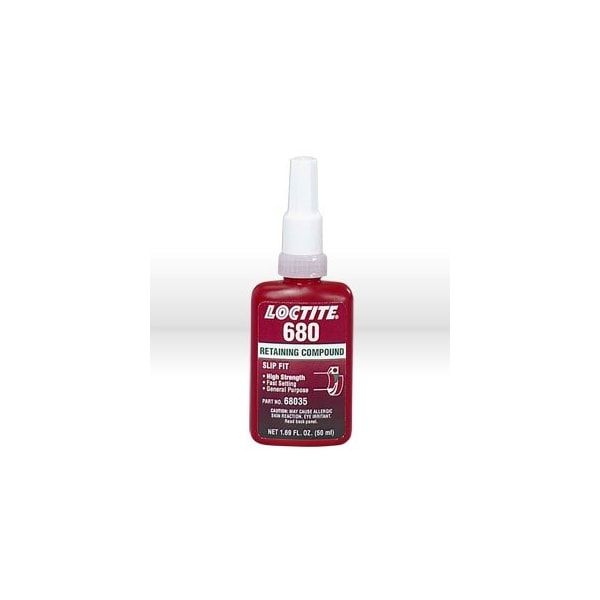 Loctite 680 Retaining Compound, Slip fit/High Strength/High Viscosity 50 ml Bottle. - LOC1835201