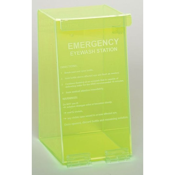 Zoro Select Eyewash Station in Fluorescent Green - 3PVL7