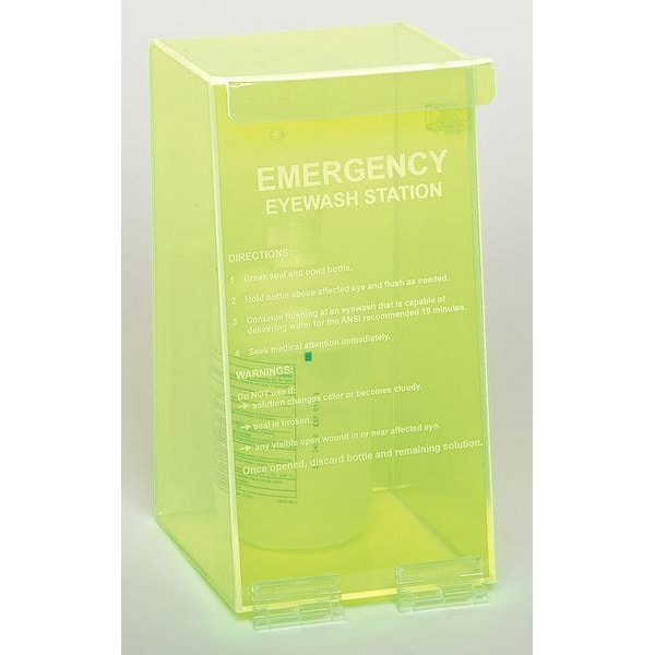 Zoro Select Eyewash Station in Fluorescent Green - 3PVL7
