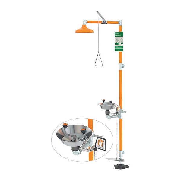 Guardian Equipment Eye Wash/shower Safety Station - G1902HFC-SSH