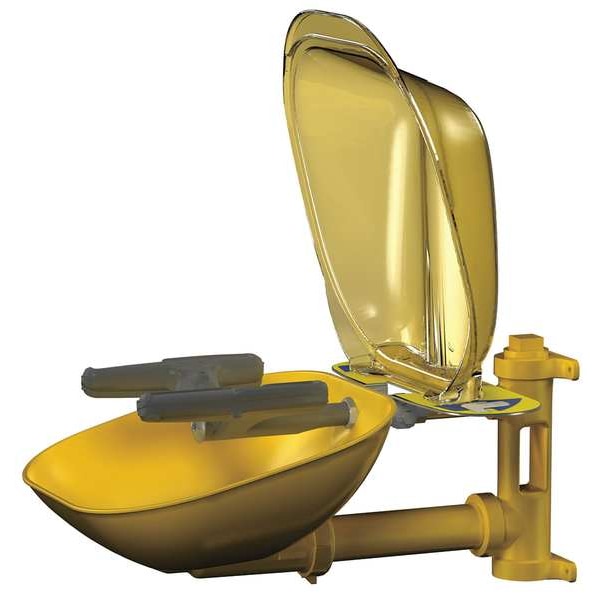 Bradley Plumbed Eyewash, Wall Mount, Plumbed, 14 2/3 in H., 15 1/2 in W - S19224PDCFW