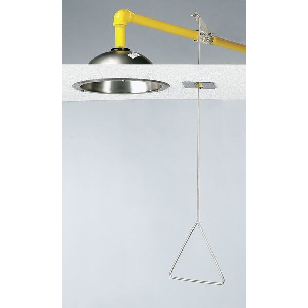 Bradley Emergency Shower, Horizontal, Flush, 20 gpm - S19-120FM