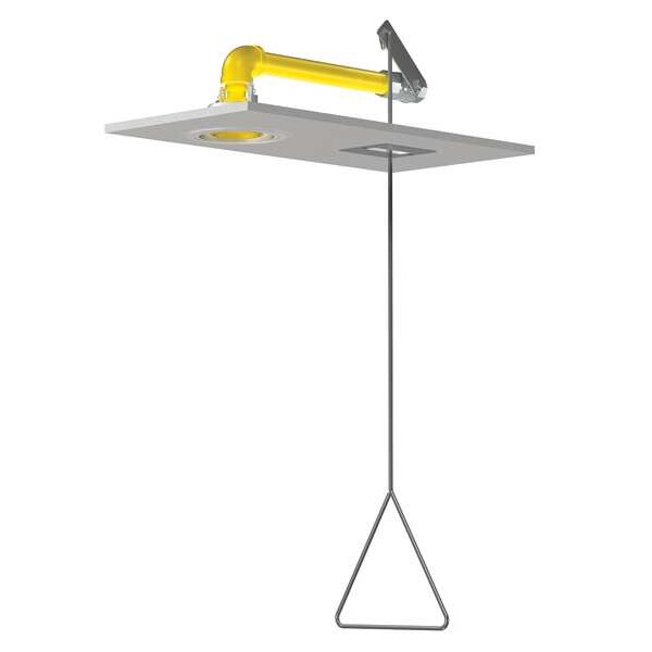 Bradley Emergency Shower, Horizontal, Flush, 20 gpm - S19-120FM