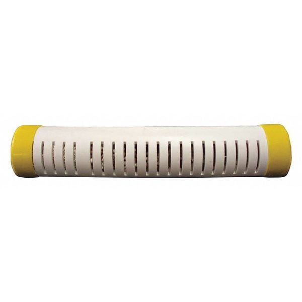 Aquanella Tank Shower Stick, Ceramic/Stainless Steel, White, Yellow - F-AQ-1200