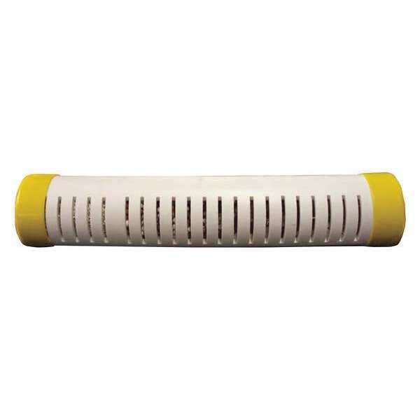 Aquanella Tank Shower Stick, Ceramic/Stainless Steel, White, Yellow - F-AQ-800