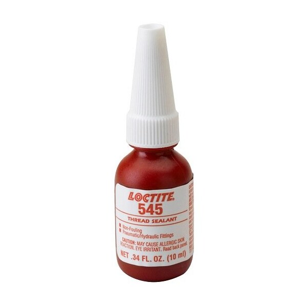 Henkel Thread Sealant, Hydraulic, Pneumatic Systems, Bottle, 10 Ml - 545 10ML IDH 303420