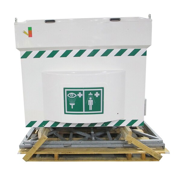 Hughes Safety Showers Emergency Tank Shower, Eye Wash, 528 gallons - QS2000