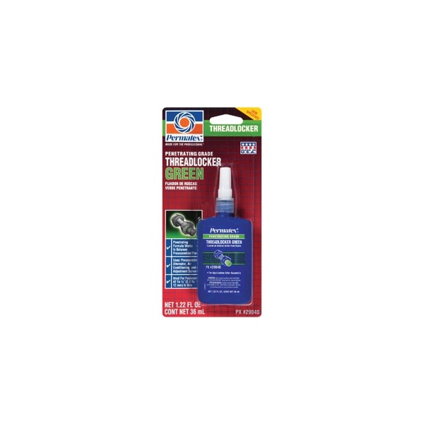 Permatex Automotive Penetrating Grade Threadlocker Green 36 mL bottle - 29040