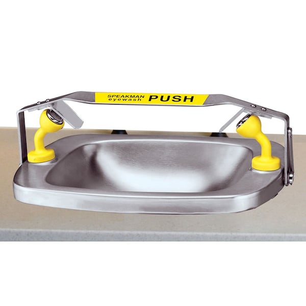 Speakman Eye/Face Wash Station, Counter Mounted, 4.25 H., 14.0 W - SE-565