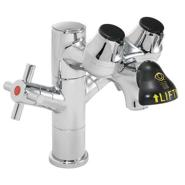 Speakman Eyewash/Faucet Combination, Faucet Mount, Counter Mounted, 8.0 H., 7.63 W - SEF-1850