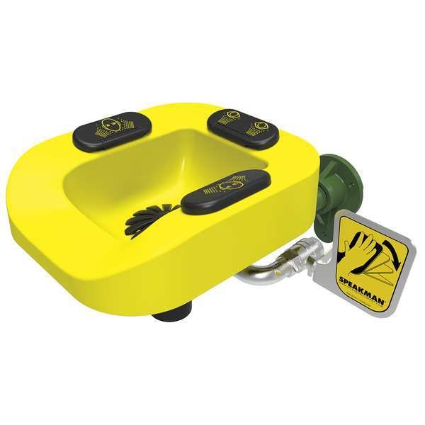 Speakman Eye/Face Wash Station, Wall Mounted, 8.25 H., 14.94 W - SE-1000