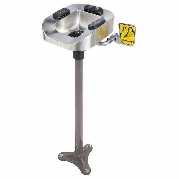 Speakman Eye/Face Wash Station, Floor Mounted, 0.0 H., 0.0 W - SE-1155-HFO-HS