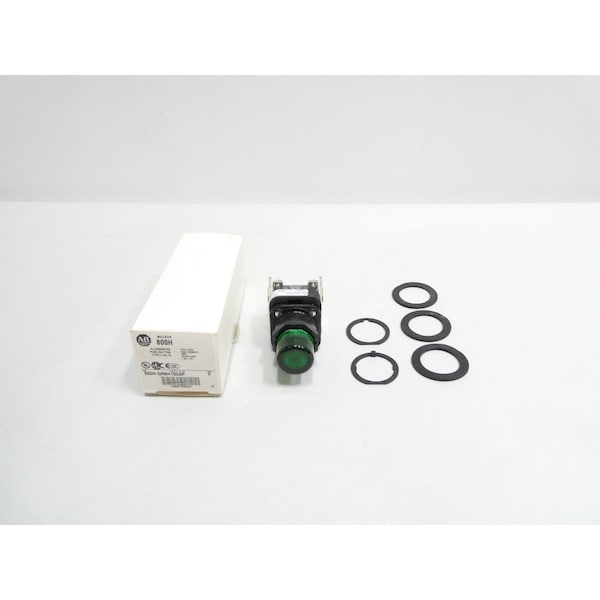 Allen Bradley BOTÓN PULSADOR ILUMINADO VERDE 120V-CA - 800H-QRBH10GAP