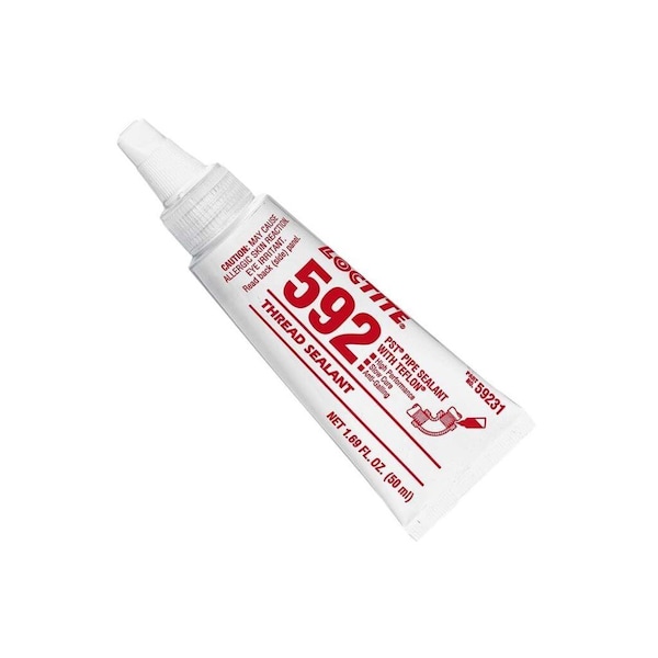 Loctite PST Thread Sealant, Type: No 592 thread sealant, Style: Slow cure, Size: 50 ml tube/1.69 oz - LOC59231