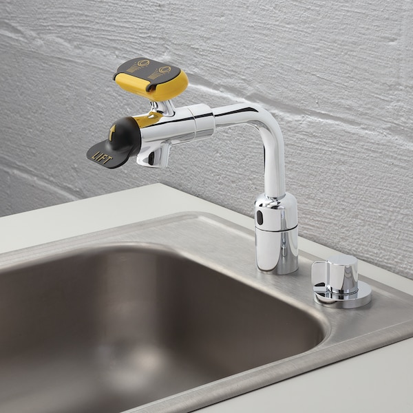 Speakman Battery Powered Sensor Eyewash Faucet W/ Manual Override - SEF-18107