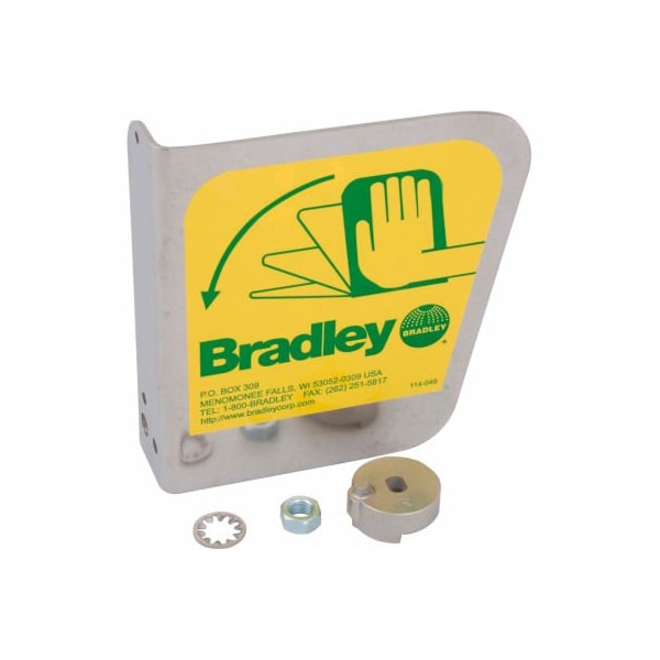 Bradley Bradley S30-071 Eyewash Handle Prepack, Stainless Steel, 1/2" - S30-071