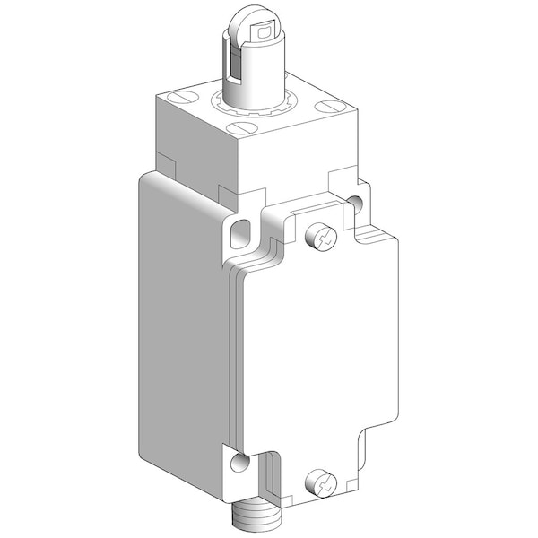 Interruptor de límite Telemecanique Sensors, Plunger, Roller, 1NC/1NO, 10A @ 240V AC, Ubicación del actuador: Parte superior - XCKJ167D