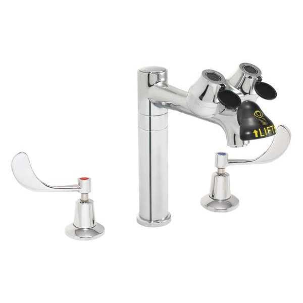 Speakman Eyewash/Faucet Combination, Counter Mounted, 10.0 H., 16.0 W - SEF-1801-8