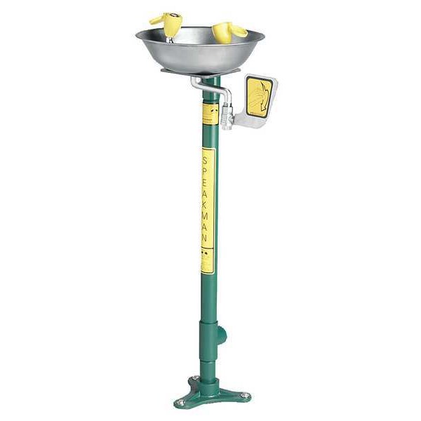Speakman Pedestal Mounted Eyewash Station Stainless Steel - SE-584