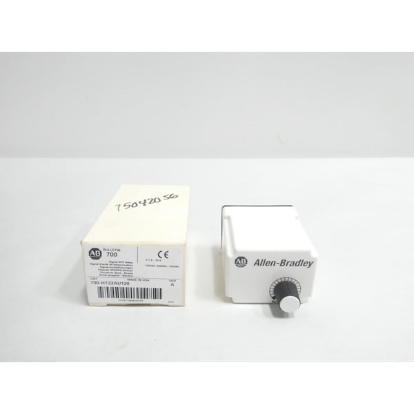 Allen Bradley RETRASO DE APAGADO DE SEÑAL 120/240V-CA 28V-CC RELÉ DE CONEXIÓN - 700-HT22AU120