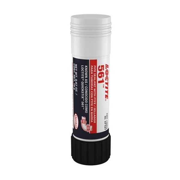 Henkel Thread Sealant, Low Strength, Stick, 0.041 Lb - 561 19GM IDH 463973