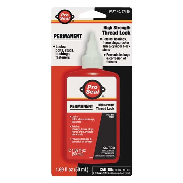 Pro Seal Threadlocker, PRO SEAL ANA-LOK(TM) 71, Red, High, Liquid, 1.69 fl oz, Bottle - 27150