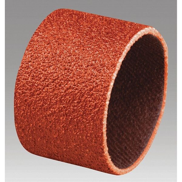 3M Sanding Belt, 1" W, 3/4" L, Closed Coat, Ceramic, 60 Grit, Orange - 7000118603