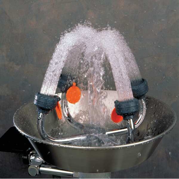 Guardian Equipment Plumbed Eyewash, Wall Mount, Plumbed, 6 11/12 in H., 15 2/3 in W - G1724