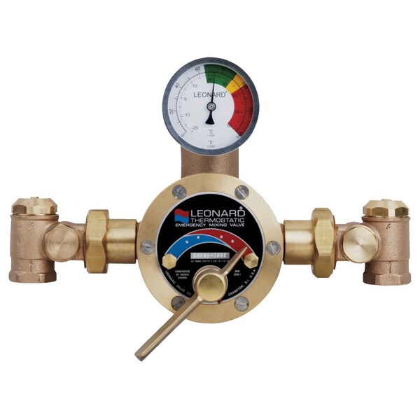 Leonard Valve Lead Free, Single Drench Shower Valve - TM-600-LF