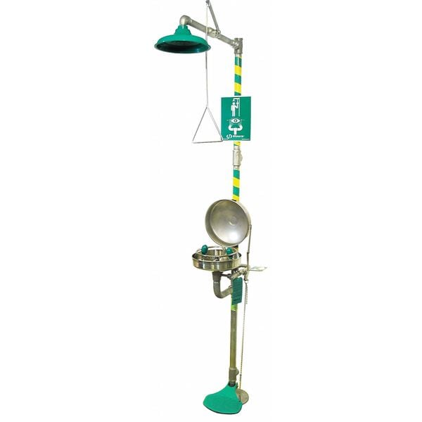 Haws Foot Control Assembly, Plastic, Green, For Use With, Eyewash, Shower with Eyewash - SP220