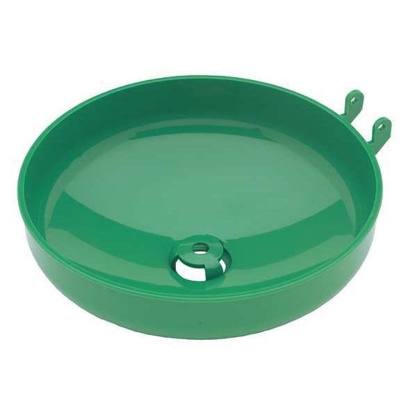 Haws Receptor/Bowl, Plastic, Green, For Use With, Eye/Face Wash Station, Eyewash - SP93