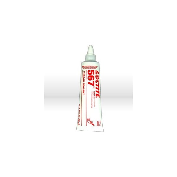 Loctite Thread Sealant, Type: 567 PST thread sealant, High temperature, 250 ml tube, Color: White - LOC2087069
