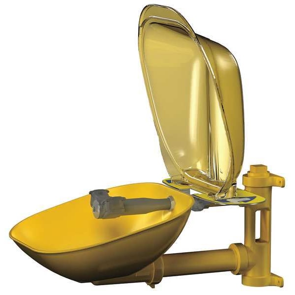 Bradley Plumbed Eyewash, Wall Mount, Plumbed, 14 2/3 in H., 15 1/2 in W - S19224PDC